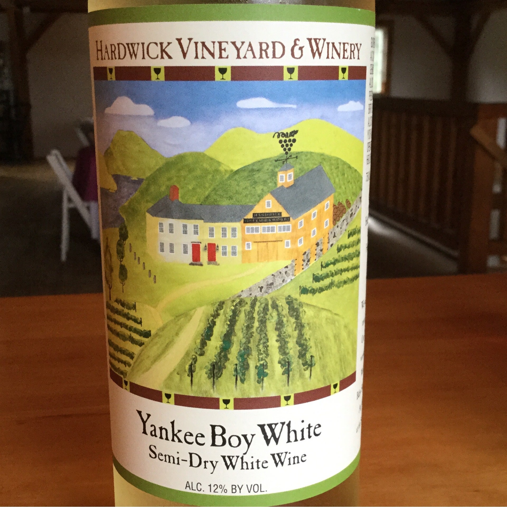 Yankee Boy White Hardwick Vineyard and Winery 3305 Greenwich Road